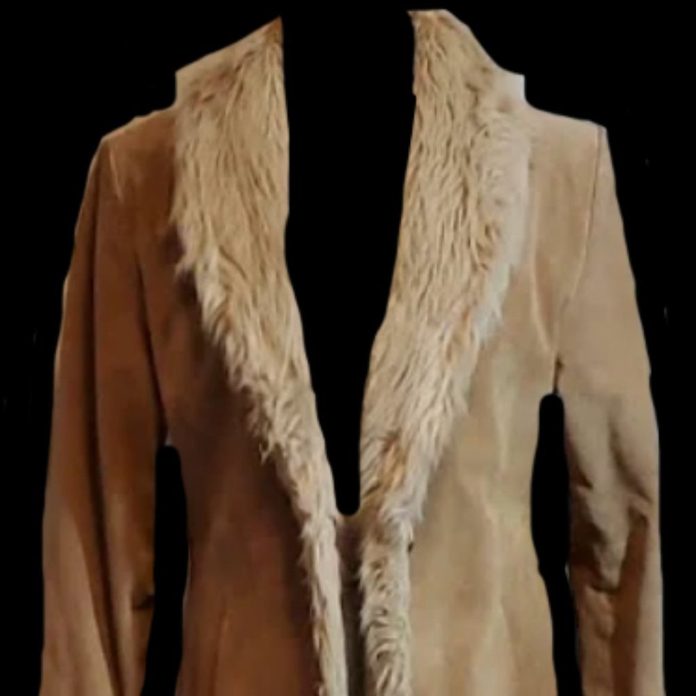 Wilson's Leather, Long, Leather FauxShearling Coat